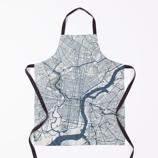 Item preview, Philadelphia City Map of Pennsylvania, USA - Coastal designed and sold by deMAP.