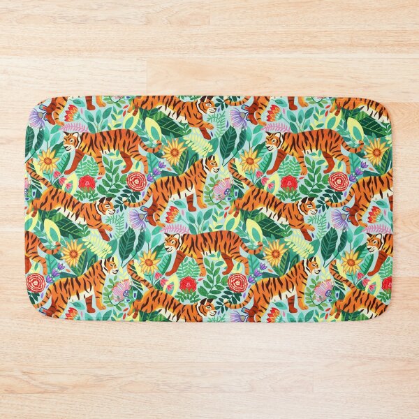 Item preview, Thriving Tiger Tangle & Funky Flora  designed and sold by TigaTiga.
