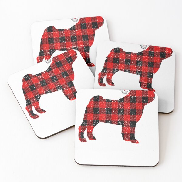 Item preview, Christmas Buffalo Plaid Dog Shirt, Christmas Pug Pajama designed and sold by unhdisoz.
