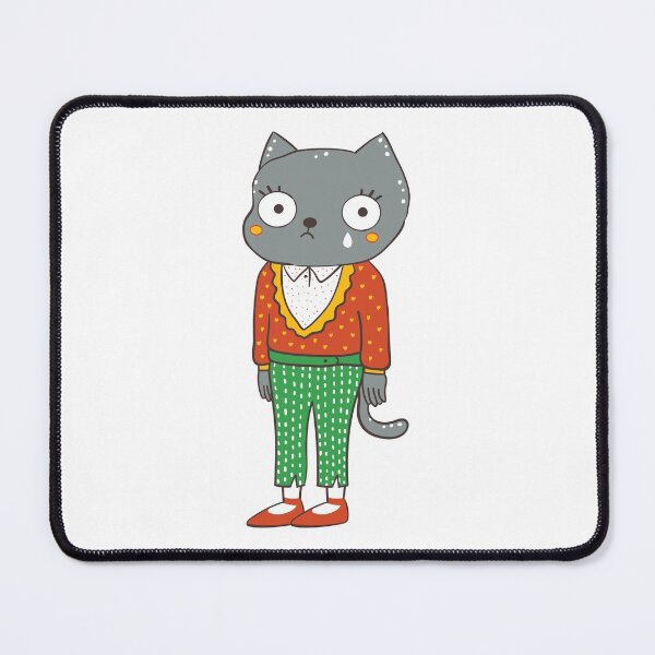 Item preview, Sad Black Kitty Needs Comfort designed and sold by Apple-and-Cat.