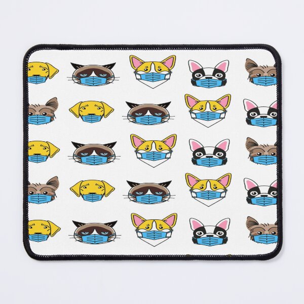 Item preview, Dog and Cat in mask designed and sold by Wilkinson39.