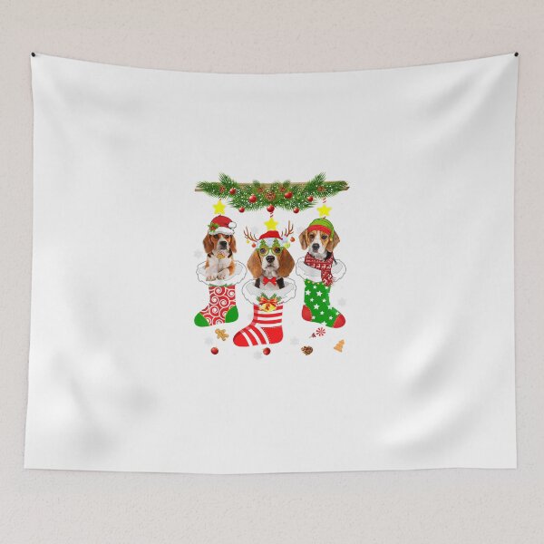 Item preview, Christmas Pajama Beagle Dog Lover Xmas Socks designed and sold by unhdisoz.