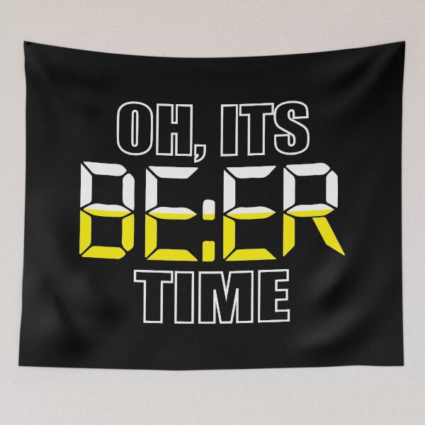 Item preview, Oh, its beer time! Time to drink beer designed and sold by Hypershirty.