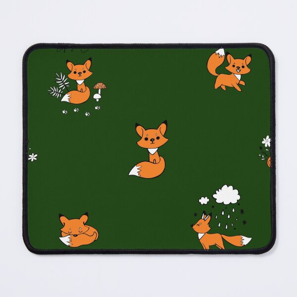 Item preview, Doodle foxes pattern designed and sold by Wilkinson39.