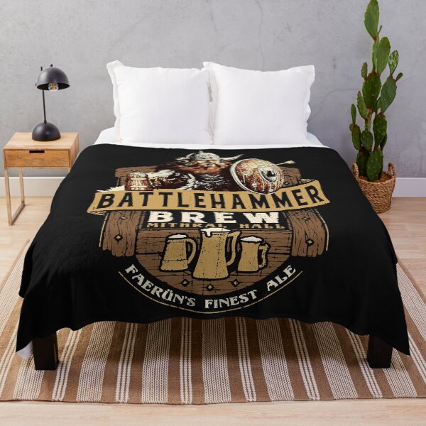 Artikelvorschau, Battlehammer Brew Bruenor Realms Classic T-Shirt entworfen und verkauft von eileenollins.