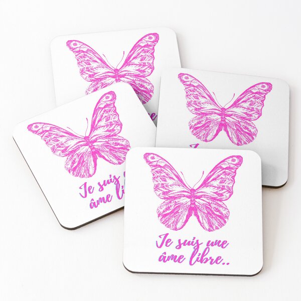 Item preview, Soy un alma libre: palabras populares en francés citan regalos temáticos (rosa) designed and sold by RebelliousRosee.