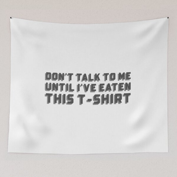 Item preview, Don't Talk To Me Until I've Eaten This designed and sold by Orlandloo.