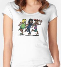 The Fabulous Furry Freak Brothers Women's Fitted Scoop T-Shirt