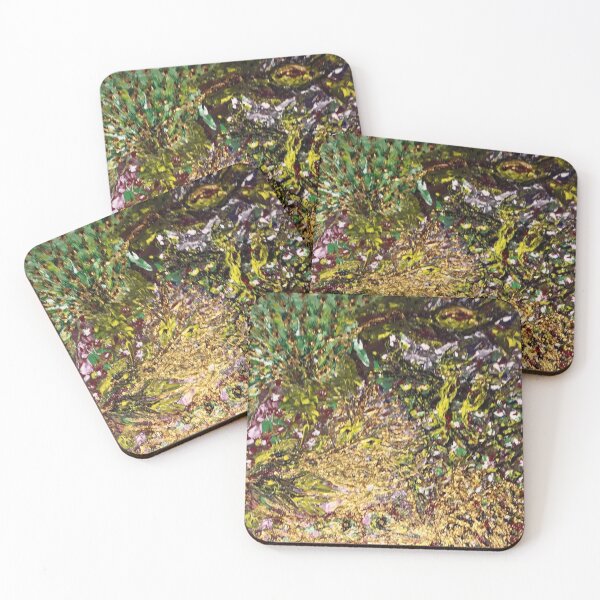 Item preview, Tropical Psychedelic Botanycal Green Jungle designed and sold by SoulArtSara.