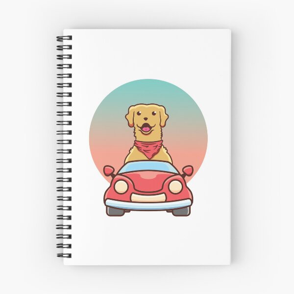 Item preview, Golden Retriever Driving Front View - Dog Driving a Car Art designed and sold by thecatcouch.
