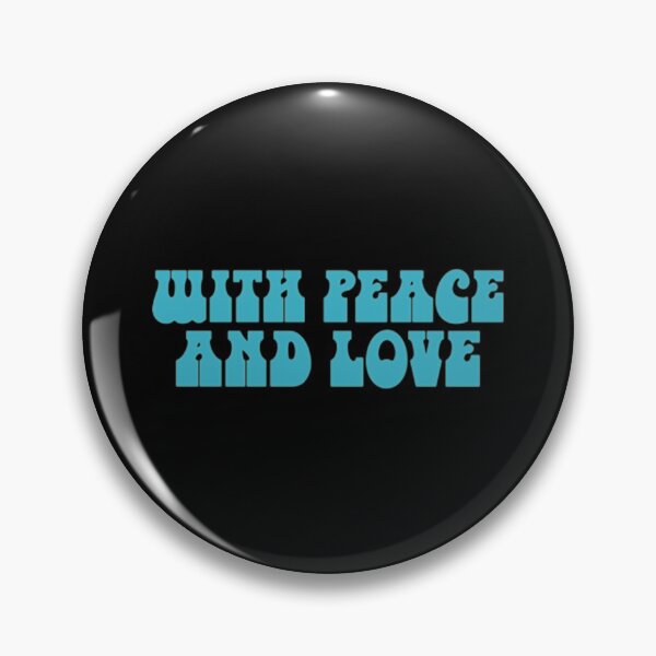 Item preview, With Peace and Love - Blue designed and sold by geogremichael46.