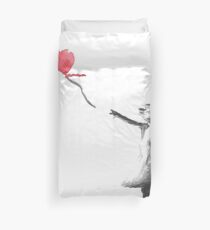 Banksy Mädchen mit Ballon Aquarell Bettbezug