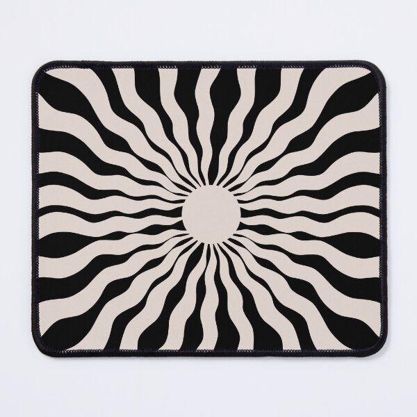 Item preview, Sun Rays Print Black Beige designed and sold by JodiFeddon.