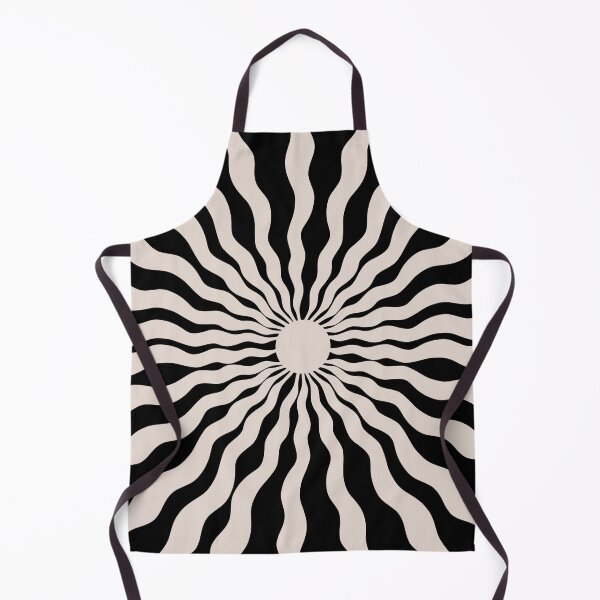 Item preview, Sun Rays Print Black Beige designed and sold by JodiFeddon.