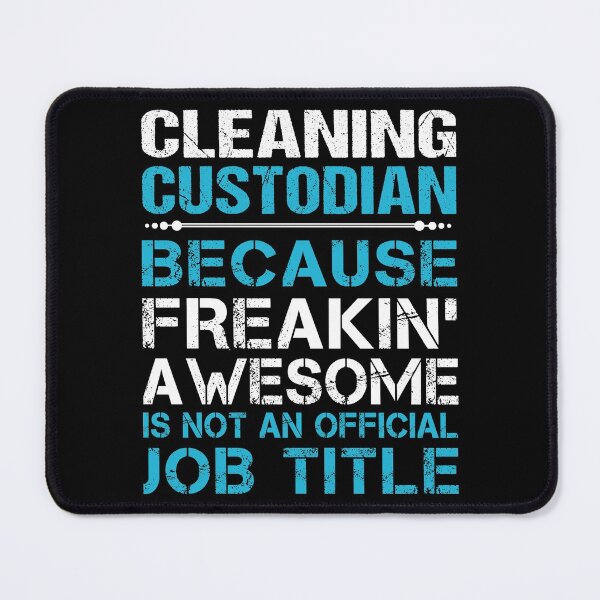 Item preview, Cleaning Custodian T Shirt - Freaking Awesome Job Gift Item Tee designed and sold by oetate4774.