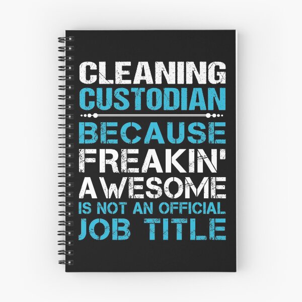 Item preview, Cleaning Custodian T Shirt - Freaking Awesome Job Gift Item Tee designed and sold by oetate4774.