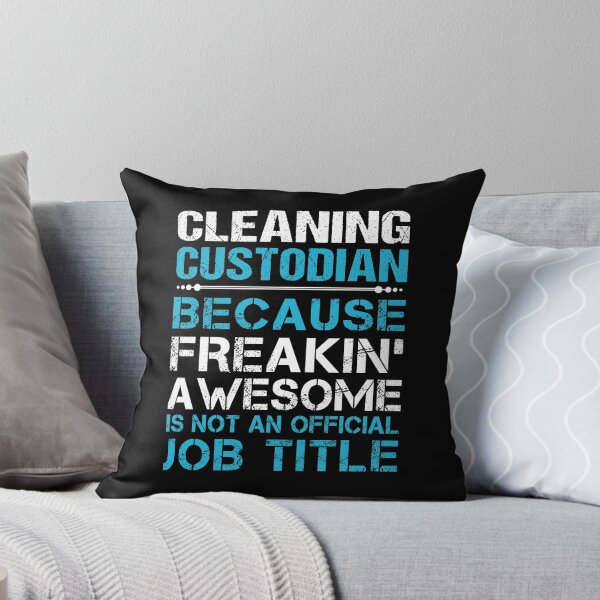 Item preview, Cleaning Custodian T Shirt - Freaking Awesome Job Gift Item Tee designed and sold by oetate4774.