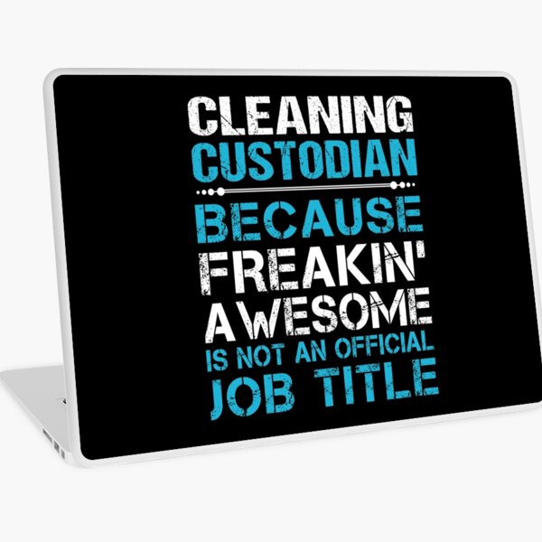 Item preview, Cleaning Custodian T Shirt - Freaking Awesome Job Gift Item Tee designed and sold by oetate4774.