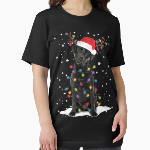 Item preview, Black Lab Labrador Christmas Tree Light Pajama Dog Xmas Gift Sweatshirt designed and sold by leminhc.