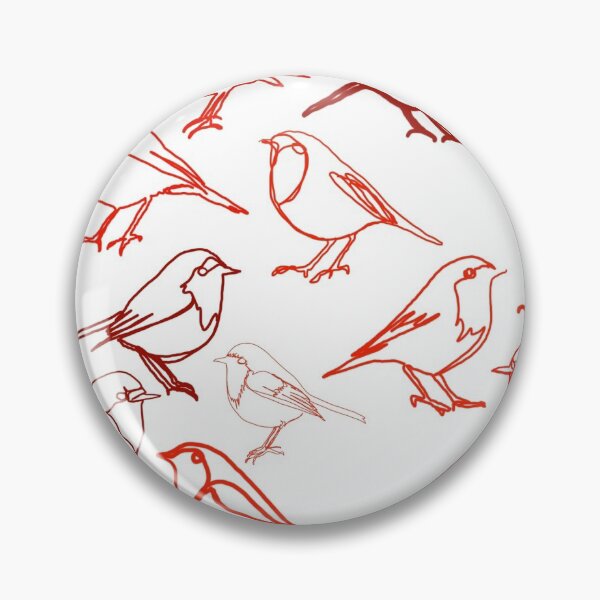 Item preview, Single line robins designed and sold by KaiFulford.