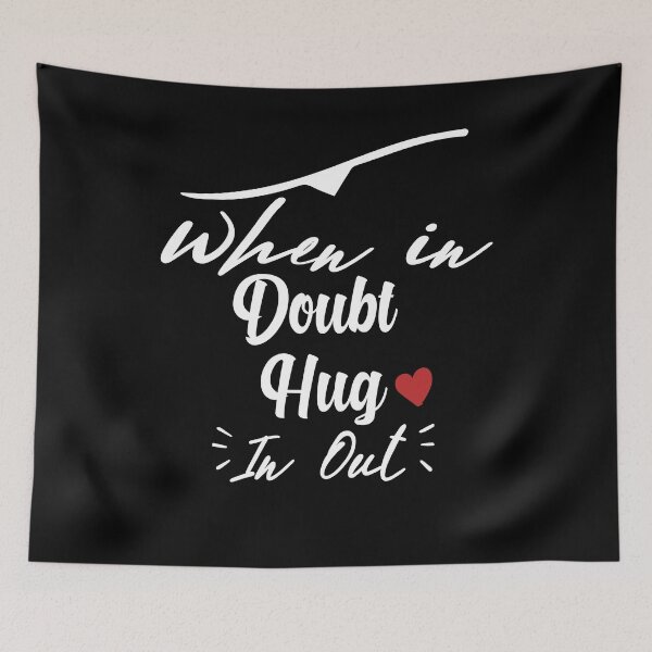 Item preview, When In Doubt Hug It Out - valentines day - funny Gaming couples gift idea designed and sold by Yonshop.