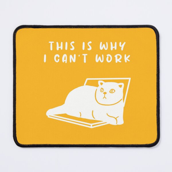 Item preview, Cat on the laptop - This is why I can't work designed and sold by lovepoem7.