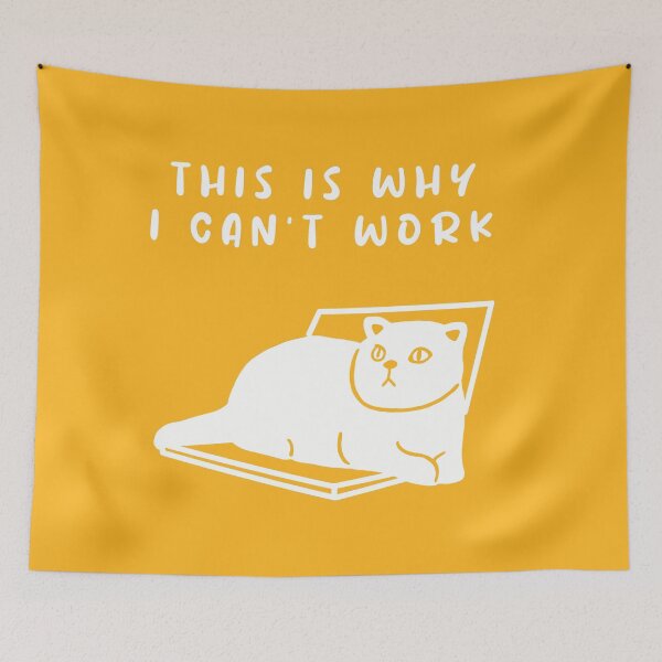 Item preview, Cat on the laptop - This is why I can't work designed and sold by lovepoem7.