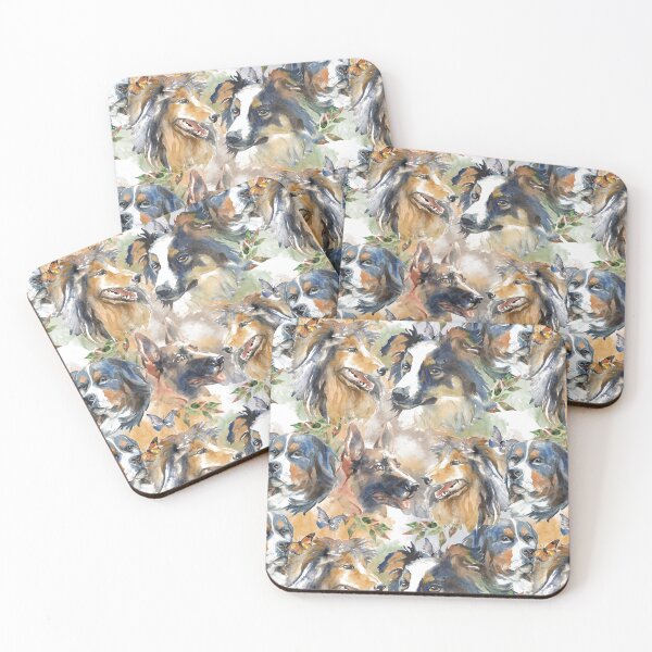Item preview, Watercolor Dog Pattern  designed and sold by Nora Gad.