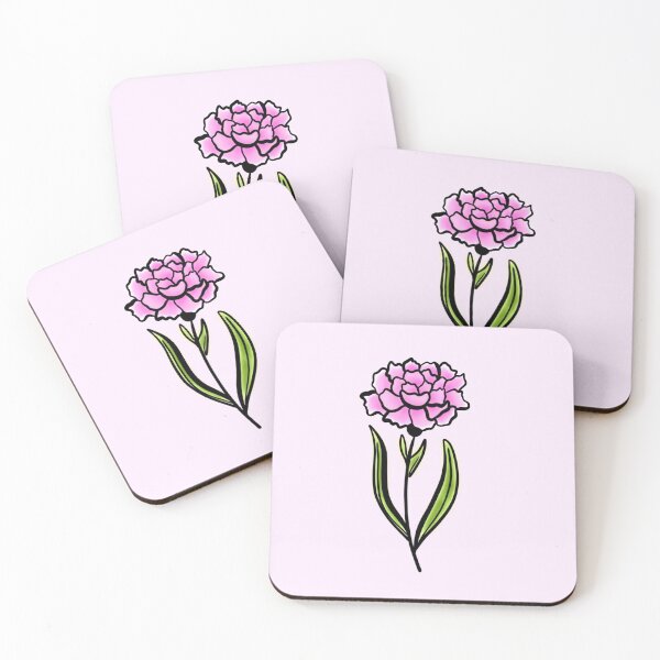 Item preview, January Birth Flower: Carnation  designed and sold by JessCarrsArt.
