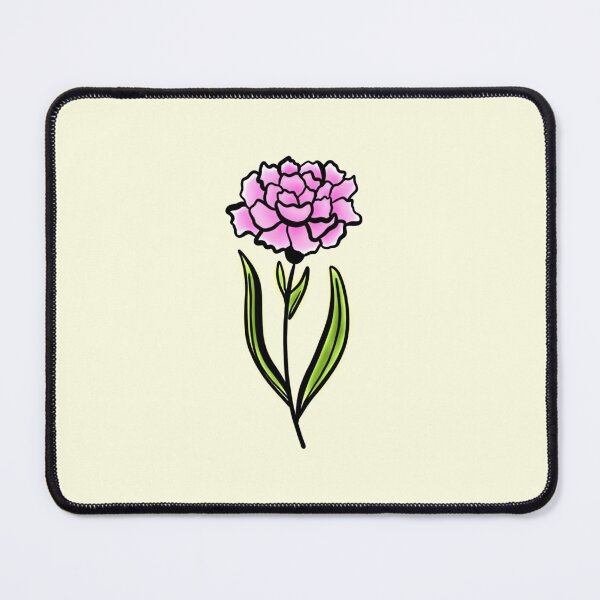 Item preview, January Birth Flower: Carnation  designed and sold by JessCarrsArt.