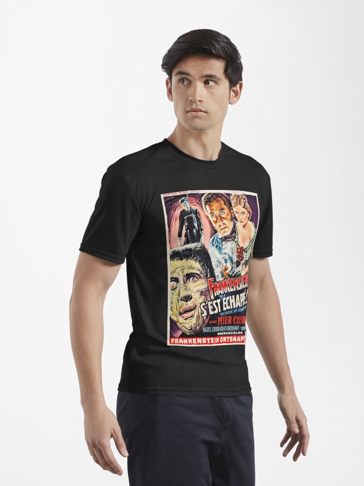 The Curse of Frankenstein Vintage Belgian Poster 1957 | Active T-Shirt