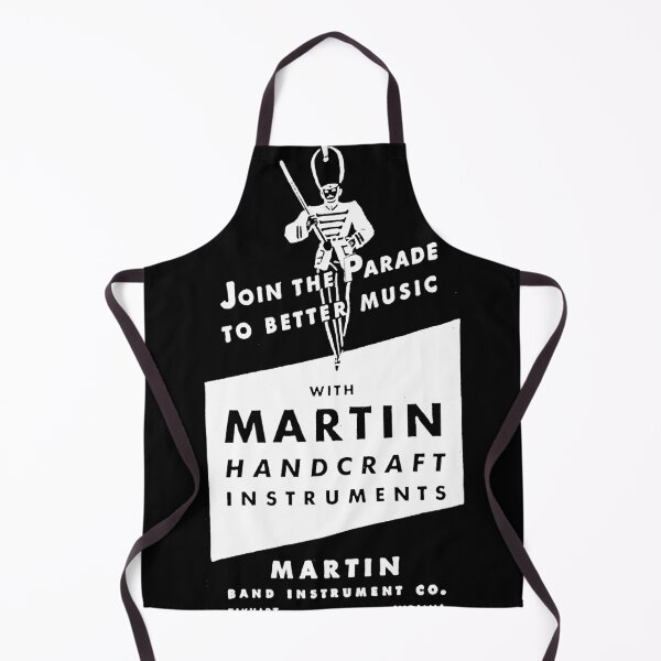 Item preview, Join the Parade to Better Music with Martin Handcraft Instruments (White Version) Vintage Logo Cla.png designed and sold by Chiannsup.