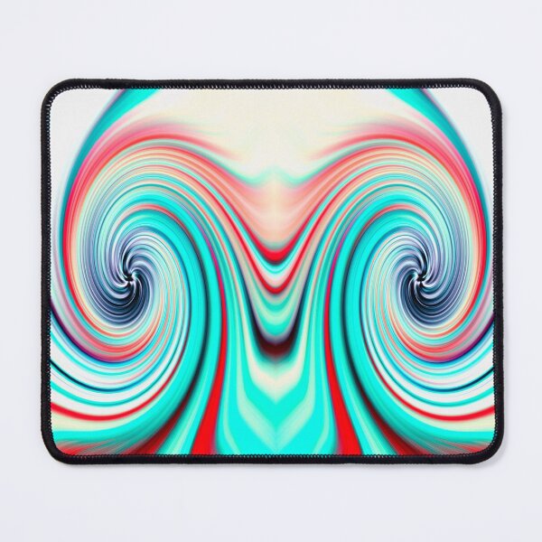 Item preview, Colour Cocaine Twirl Turquoise and Red designed and sold by FOLK ART FUSION.
