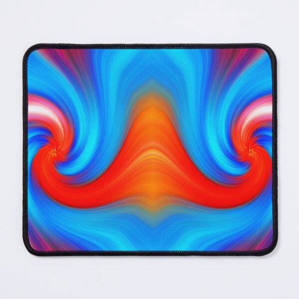 Item preview, Colour Cocaine Twirl Orange and Blue designed and sold by FOLK ART FUSION by heidiannemorris.