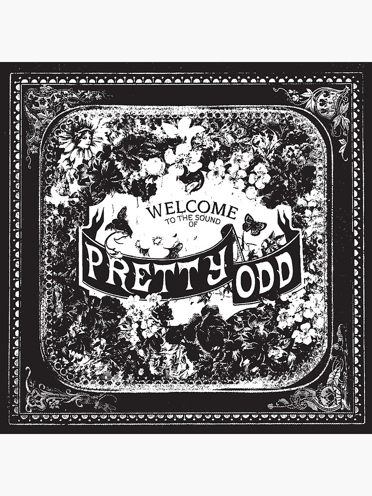 "pretty odd panic! at the disco (patd/p!atd) album cover " Sticker