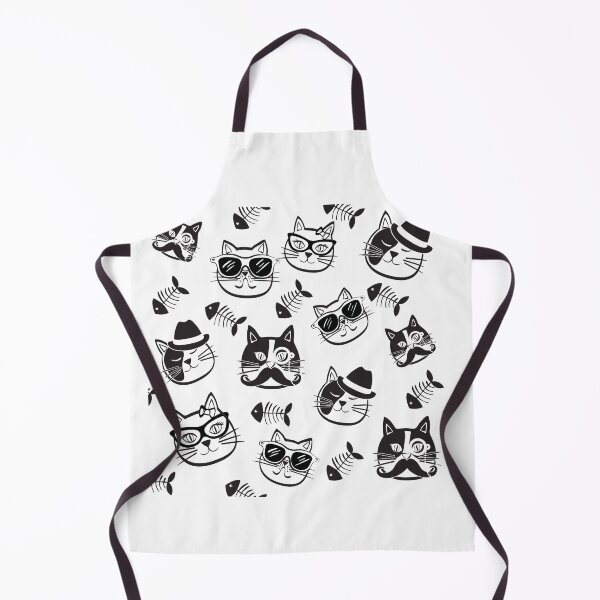 Item preview, cat, glasses and fish designed and sold by JAG2B.