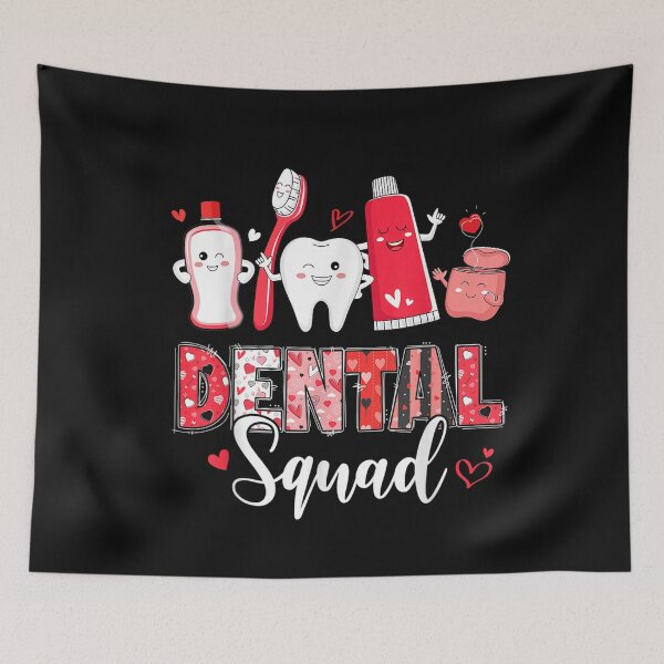Item preview, Dental Squad Dental Assistant Dentist Happy Valentine's Day T-Shirt designed and sold by Acton-Maran.