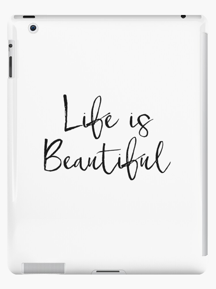 Affiche Scandinave Dorm Wall Art French Printable Affiche Citation French Quote La Vie Est Belle Life Is Beautiful Inspirational Quote Ipad Case Skin By Nathanmoore Redbubble