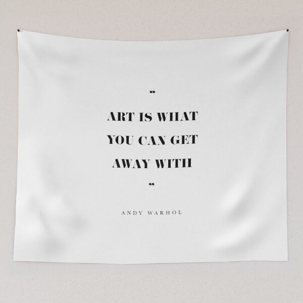 Item preview, Art is what you can get away with - Andy Warhol designed and sold by GirlGangPrints.