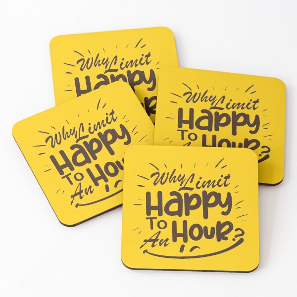 Item preview, Why Limit Happy To An Hour - Funny Happy Hour designed and sold by NawalMagdy.