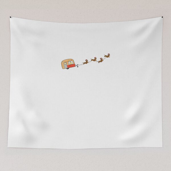 Item preview, Camper Van Christmas Dachshund Sleigh Doxie Dog X-mas Pajama designed and sold by leminhc.