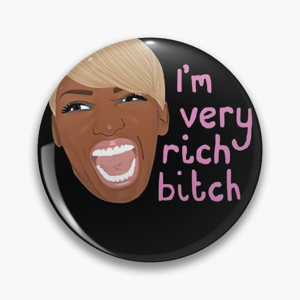 Artikelvorschau, Real Housewives RHOA T-Shirt - Nene Leakes - I'm Very Rich Bitch - Atlanta Classic entworfen und verkauft von ThomasinaGreen.