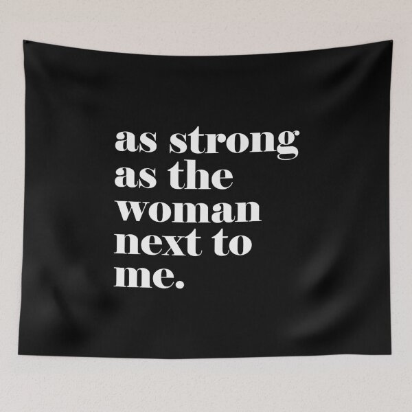 Item preview, As strong as the woman next to me designed and sold by MachioCooran.