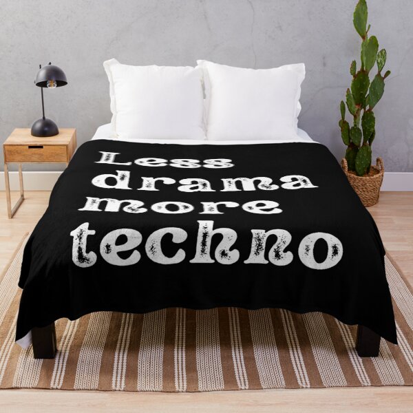 Item preview, Less Drama More Techno designed and sold by Shop signer.