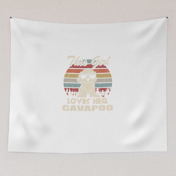 Item preview, Cavapoo Girl Cool Vintage Retro for Dog Mom designed and sold by leminhc.
