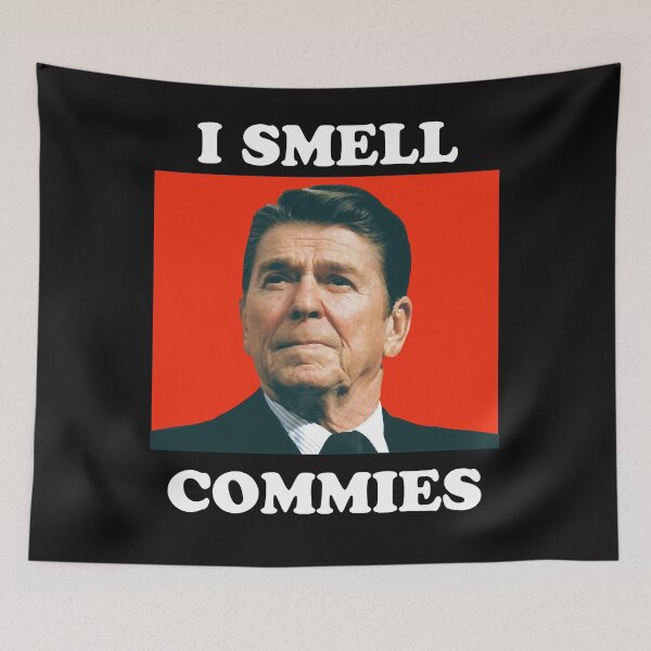 Item preview, Ronald Reagan I Smell Commies Classic T-Shirt designed and sold by michael876.
