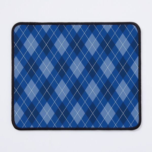 Item preview, Dark Blue Argyle Pattern designed and sold by Happy Puppy Print On Demand.