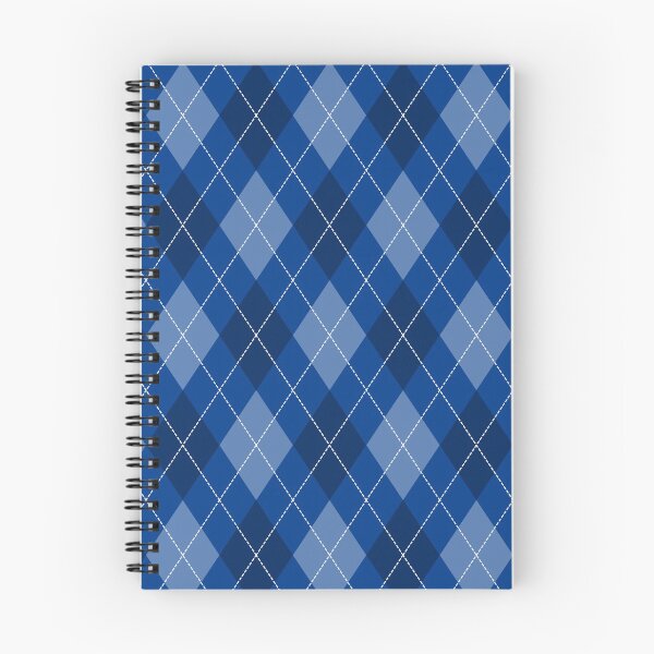 Item preview, Dark Blue Argyle Pattern designed and sold by Happy Puppy Print On Demand.