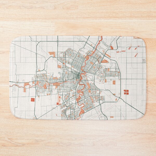 Item preview, Winnipeg City Map of Manitoba, Canada - Bohemian designed and sold by deMAP.