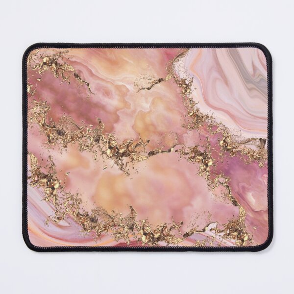 Item preview, Rose quartz and pastel pink marble designed and sold by k9printart.